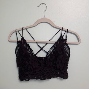 FP Free People One Black Adella Bralette